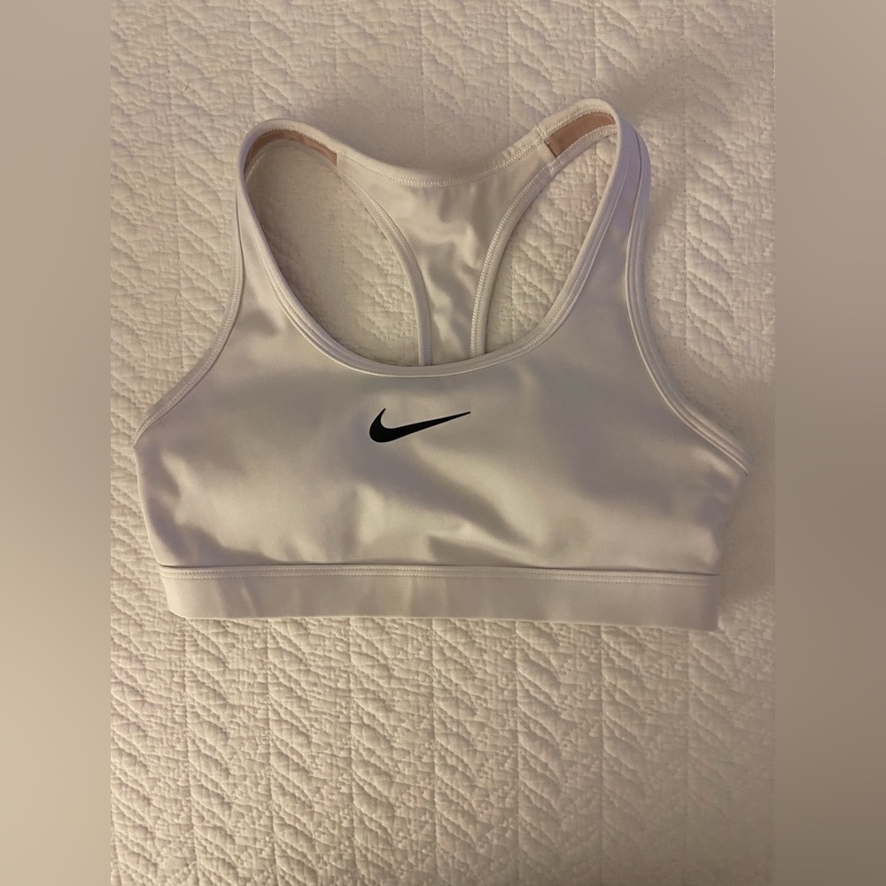 Nike Women's XS White Dry Fit Razorback Sports Bra